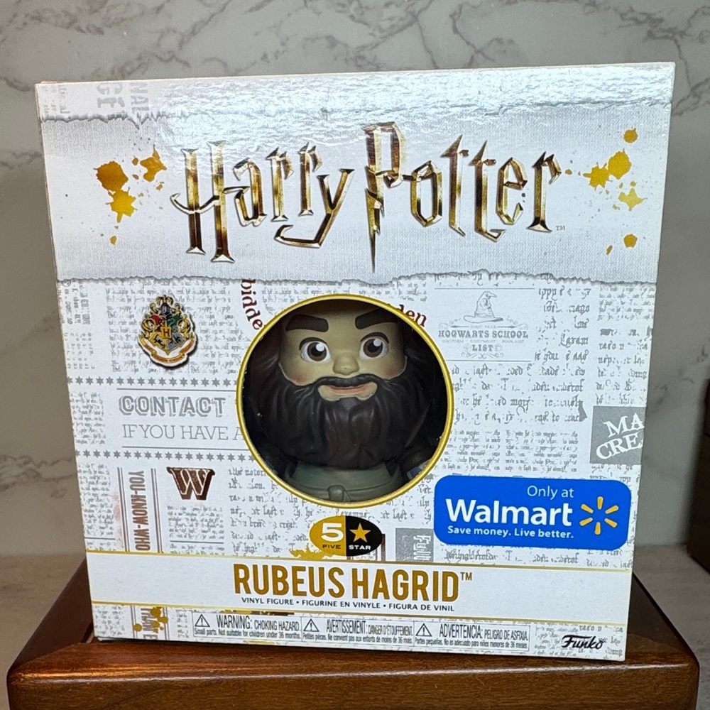 Funko 5 Star Harry Potter Rubeus Hagrid Pop! Vinyl - Brown, Black, Gold, White